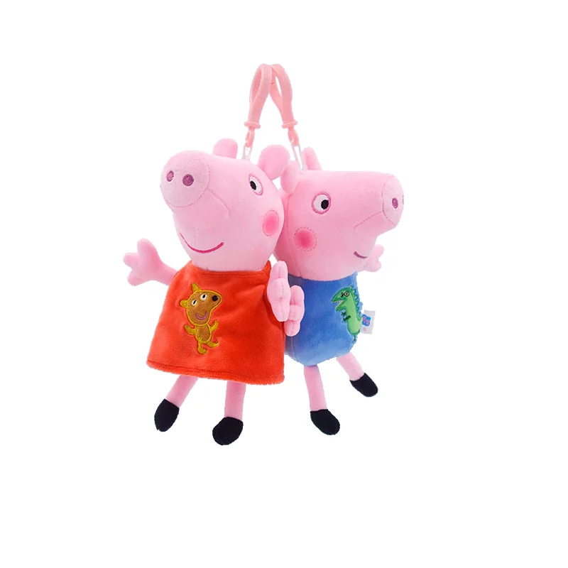 4 teile/satz Peppa Pig Plüsch Spielzeug nette Dinosaurier Teddybär Gefüllte George Familie Kuscheltiere Puppe figur Party decor Kind Geschenk – Detail 13