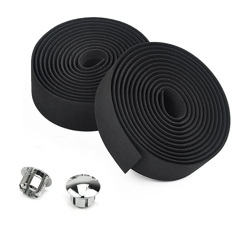 2Pcs Giant Rush Handlebar Tape Road Bike Bar Tape Lightweight EVA Breathable Sweat Anti-Skid Shock Absorber Wrap Tapes