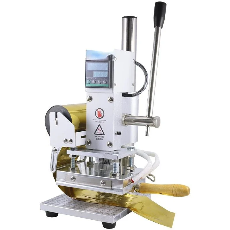 

Mini Digital Hot Foil Stamping Machine Gold Silver Foil Automatic Digital Leather Logo Embossed T Slot Hot Stamping Machine