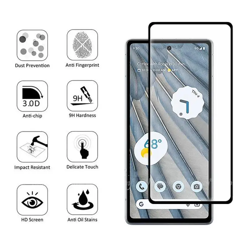 Premium Tempered Glass Screen & Camera Protector
