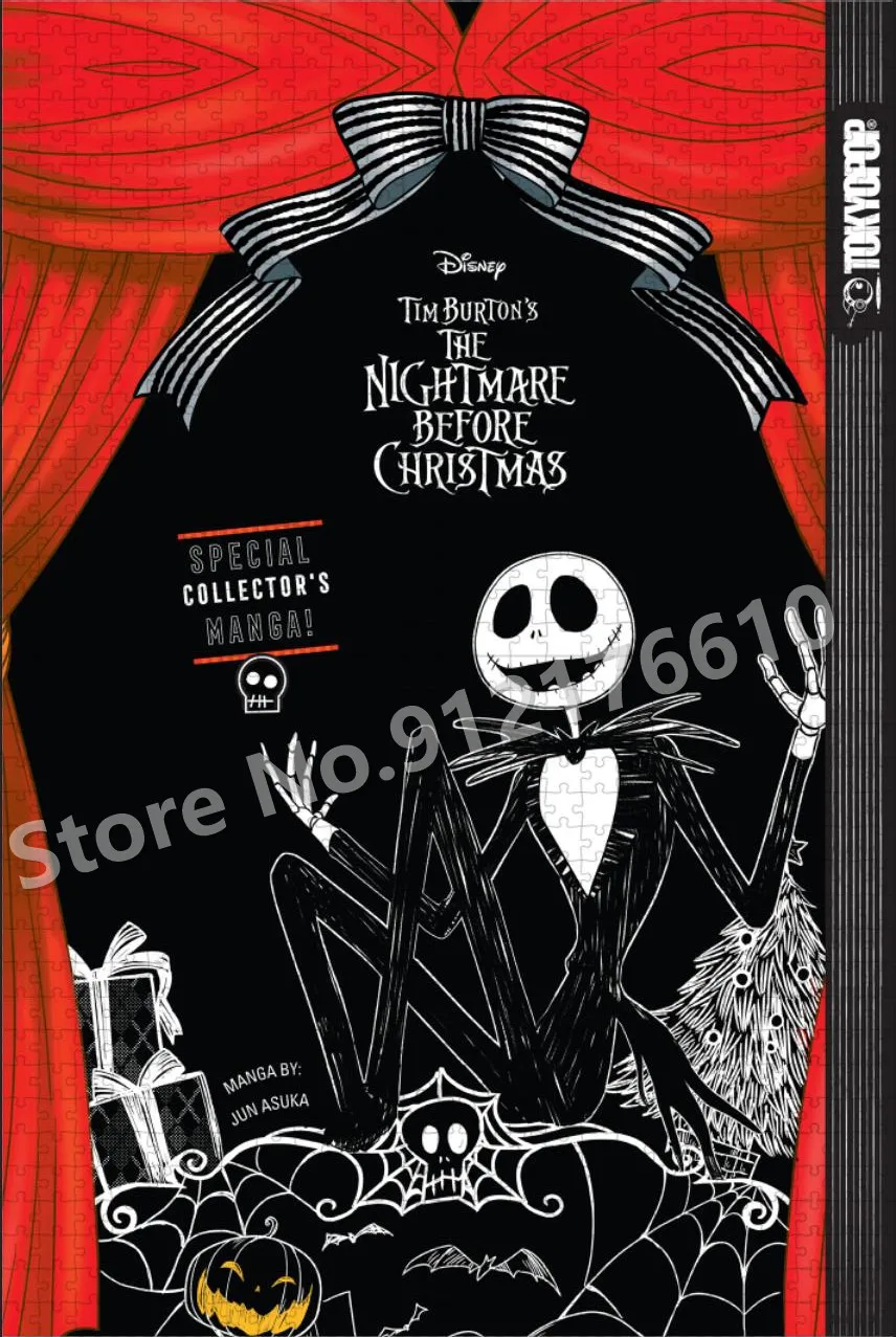 Nightmare Before Christmas Jigsaw Puzzles Disney Halloween Corpse Bride  Ghost Wooden Puzzle for Adult Decompression Toys Games - AliExpress