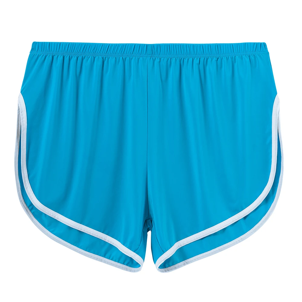 Men's Boxer Shorts Nylon Side Split Loose Solid Color Leisure Sports SleepWear Underwear Soft Panties boxer shorts men underwear
