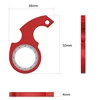 New Spinner Stress Relieving Toys Keychain Metal Idget Toy Kid Fingertip Keyring Finger Fidget Ring Anxiety Boredom Party Gifts 2