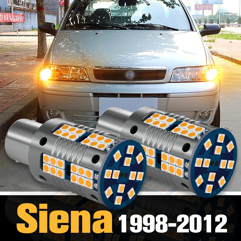 

2pcs Canbus LED Turn Signal Light Lamp Accessories For Fiat Siena 1998-2012 2002 2003 2004 2005 2006 2007 2008 2009 2010 2011