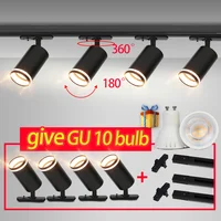 Led Track Light 85-265V COB Ceiling Track Lamp Rail Lighting System Set Rails Spot For Clothing Shop Living Room Store Home 1