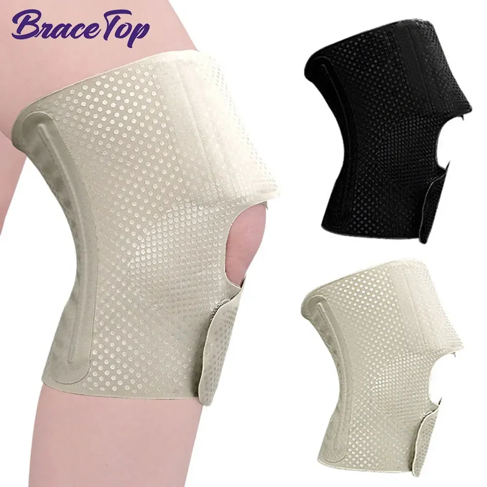 

Compression Knee Brace with Side Stabilizers, Lightweight & Breathable Support - Arthritis Pain, Meniscus Tear, Injury Recovery