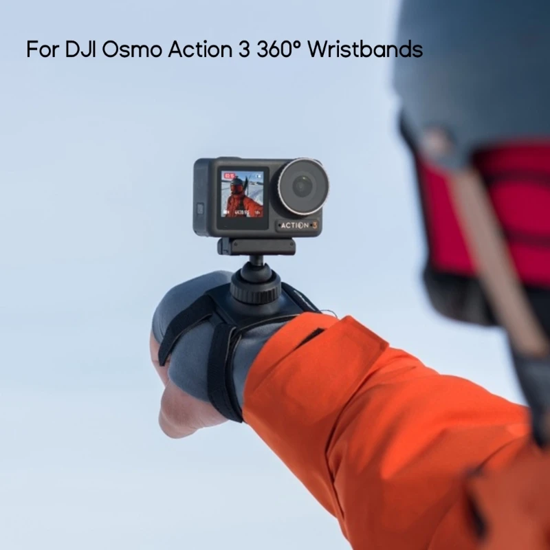 

Ремешок на руку для крепления камеры Osmo Action 3 на 360°, набор ремней для крепления на руку