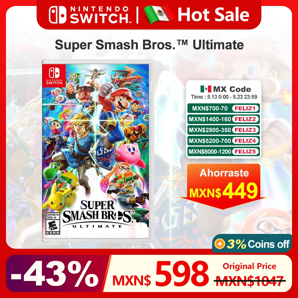 super-smash-bros-ultimate-игры-на-нинтендо-switch-В-отношении-консоль-nintendo-switch-экшн-файтинг-и-мультиплеер