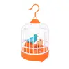 Children's Bird Cage Toys Electric Talking Birds Move Sing Luminous Puzzle Musical Performance Accompany Plastic Toy 6