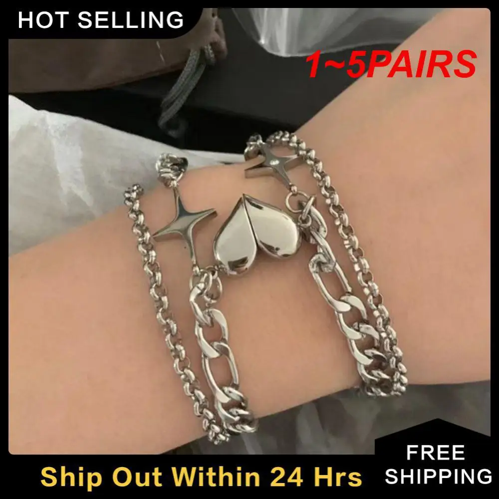 

1~5PAIRS Creative Valentines Magnet Attraction Prevent Color Fading. Stylish Magnet Clasp