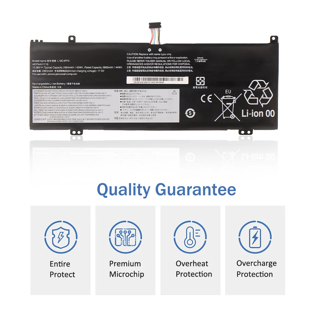 ETESBAY L18C4PF0 Bateria Do Portátil Para Lenovo