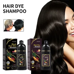 3 In 1 Hair Color Shampoo Health Natural Herbal Hair Dye Shampoo For Gary Hair Dark Brown Black For Women Men Grey Coverage