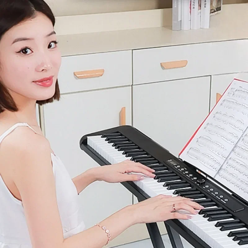 88 Key Keyboard Light Orchestrated BY Portable Home Electric Piano Child Adult Starter Electric Profession Musical Instrument