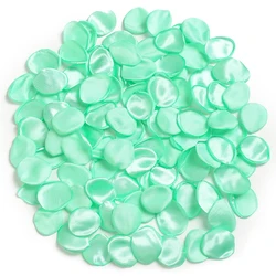 Pink Silk Rose Petals for Romantic Decorations and Events (Green)