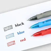 5/10pcs Retractable Gel Pen Set Black/Red/Blue Ink Ballpoint Pen Writing Refill Office Supplies School Supplies Stationery pen 6