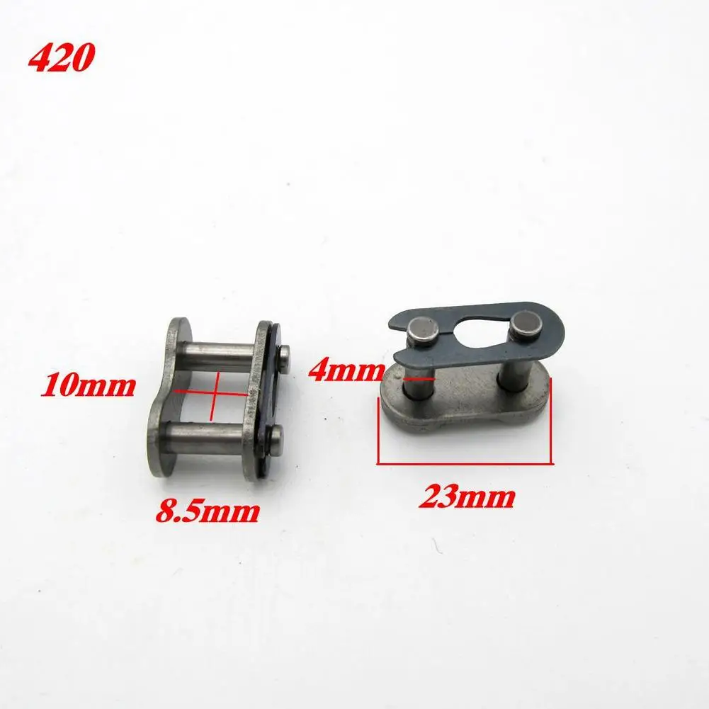 Motorcycle Chain Lock Buckle 428/420/25H/T8F/415H Easy To Install Strength and Great Durability motorcycle chain lock buckle