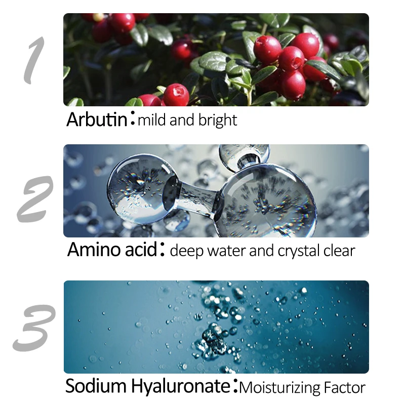 Arbutin Men Anti-Wrinkle Face Serum Oil Control Shrink Pores Essence Brighten Whitening Hyaluronic Moisturizing Skin Care 50ml facial serum facial essence