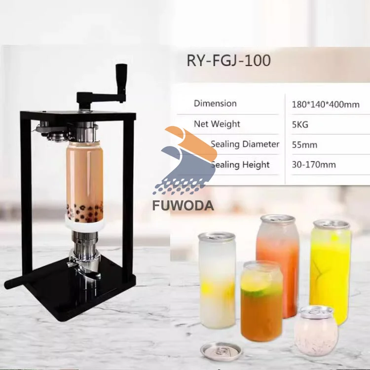 Plastic Coffee Tea Can Sealer Machine Manual Operation 10S Quick Can Sealing Machine 55mm Aluminum Cans Sealing Machine S119d2750476b4a548c4f85cd117ad6cam