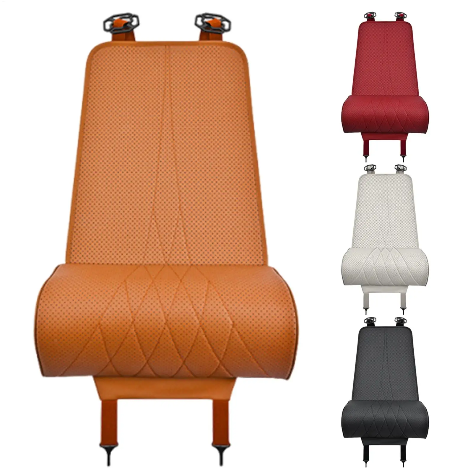Driver Leg Support Pillow Extension Pad Leather Car Seat Extender Cushion Memory Foam Auto Seat Knee Pads For Driver Leg Support