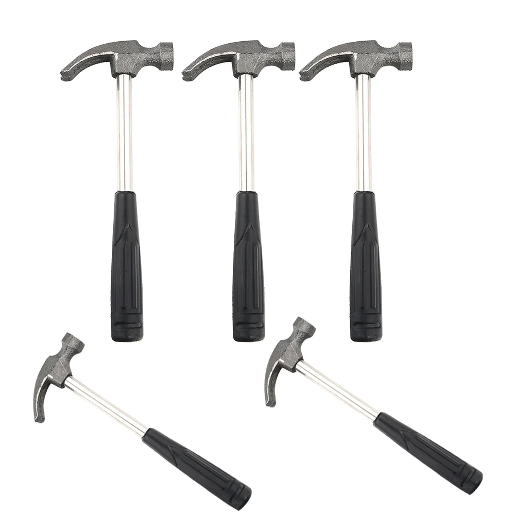 

5 Pcs Claw Hammer Carpenter Tools Metal Hammers Plastic Child Mini Outdoor Repair Accessory
