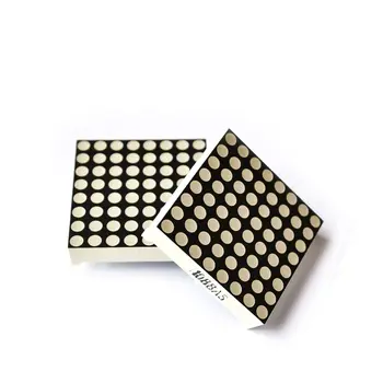 Modulo a matrice di punti a catodo comune con display a LED da 3 mm 8 x 8 Rosso Blu Verde MAX7219 8 * 8 Tabellone 1088AS