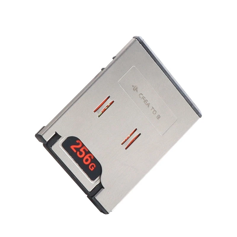 Adaptateur CFexpress Type A Vers Type B - Convertisseur Métal Argenté Pour Cartes Mémoire, Lecture Haute Vitesse, Plug & Play