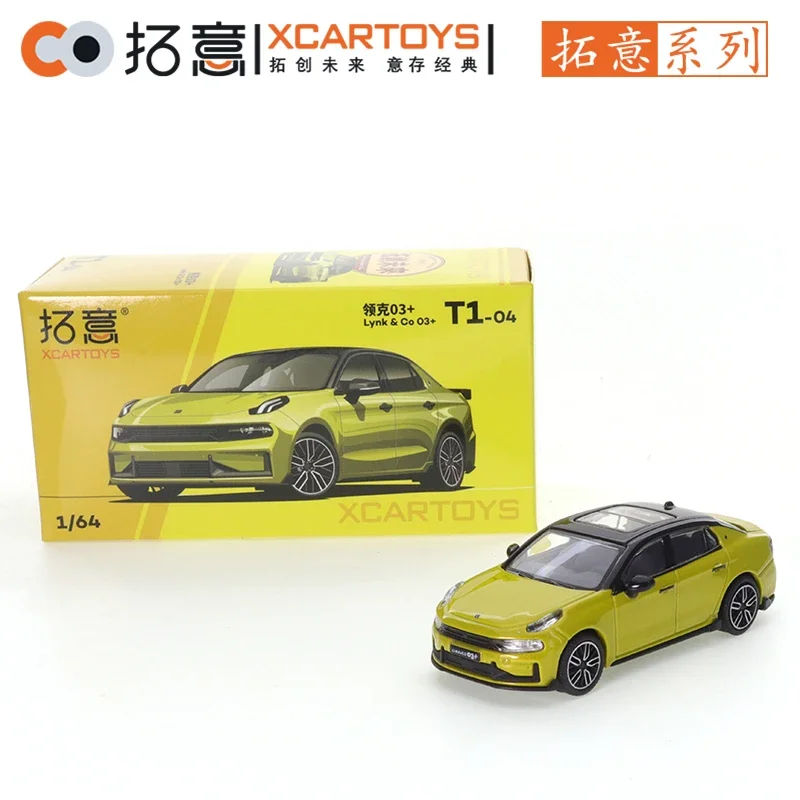 

XCARTOYS 1/64 LYNK&CO 03+Xuan Ran Jin Cars Alloy Toys Motor Vehicle Diecast Metal Model Kids Xmas Gift Toys for Boys