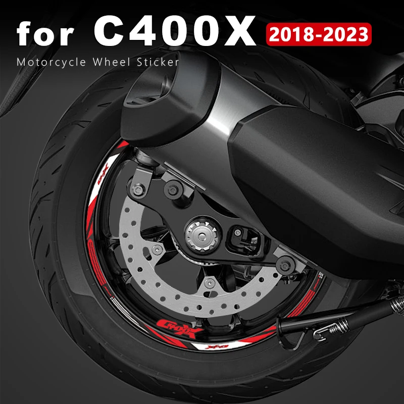 

Наклейки на колеса мотоцикла, водонепроницаемые для BMW C400X, аксессуары C 400 X 400X 2018-2023 2019 2020 2021, фотолента