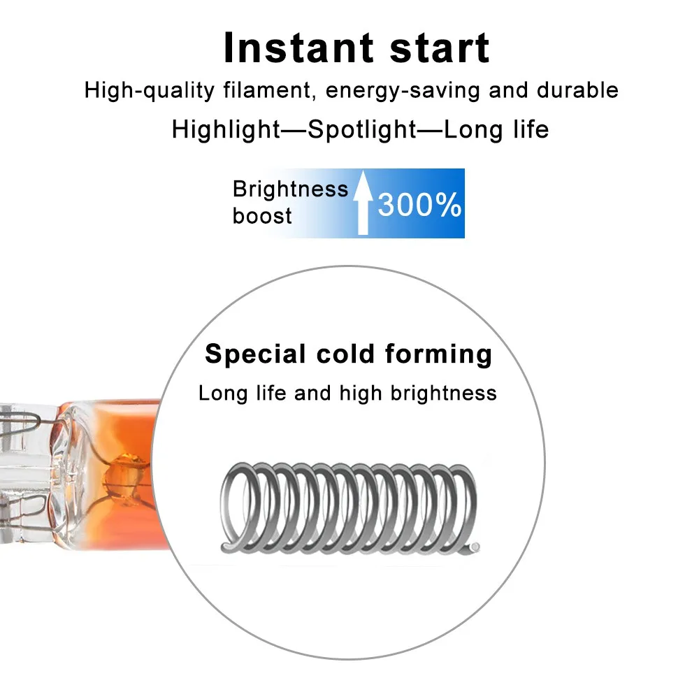Halogen car bulbs 10Pcs T10 W5W 501 194 halogen lamp Clear Signal Lamp Glass 12V 5W Warm White W2.1x9.5d Single Filament Car Bulb Auto Light