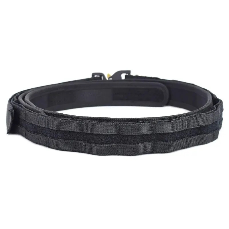 1.5-Inch Tactical MOLLE Combat Belt Equipped with Inner Belt and Inner Non-Slip Pad 2-in-1 Quick-Release System Belt combat belt