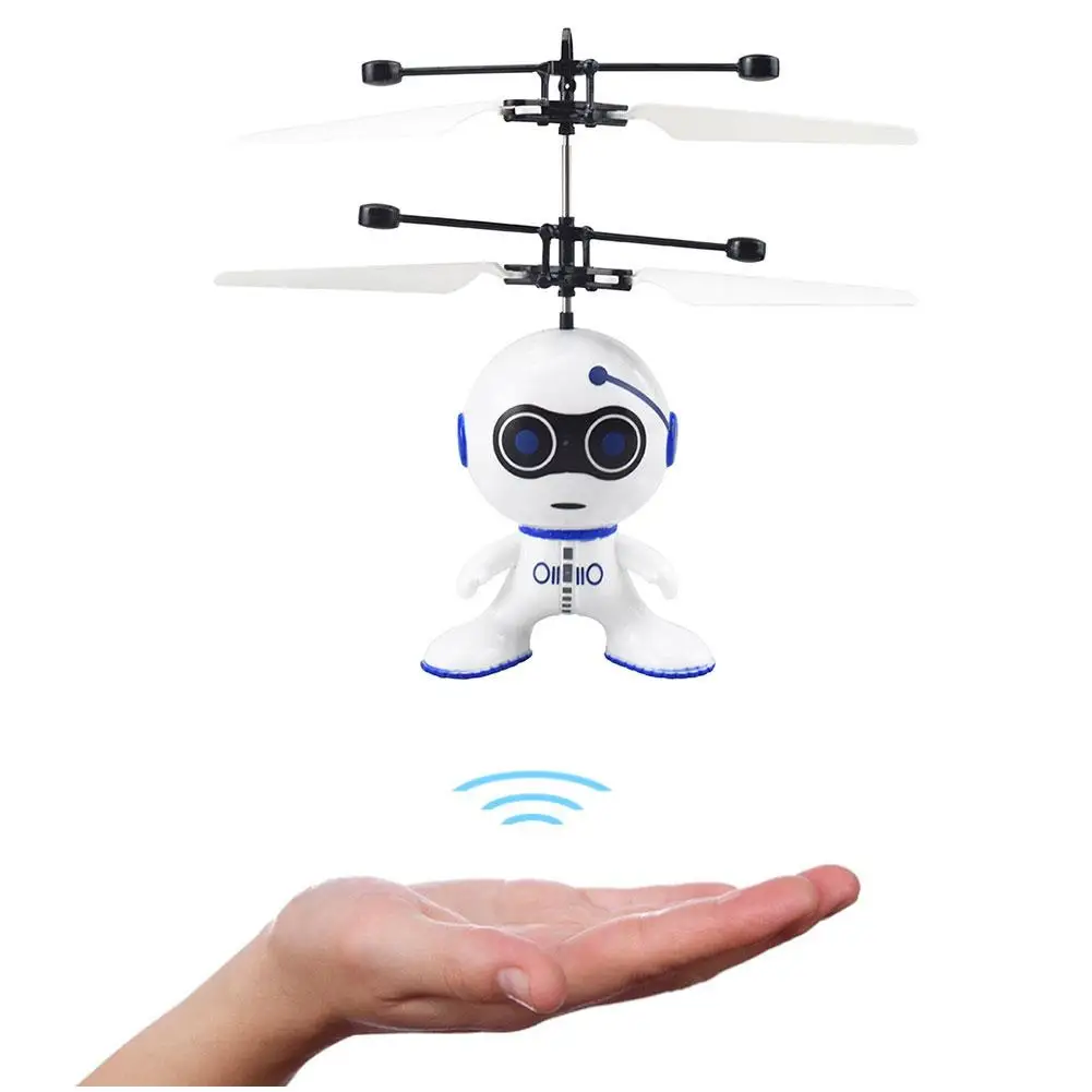 Rc Flying Robot Gesture Sensing Astronaut Ufo Spacecraft Helicopter Airplane Mini Cartoon Drone Toy For Children Y6c0 2