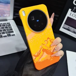 Funda para teléfono de fibra de carbono premium con acabado mate magnético y diseño de copo de nieve
