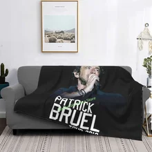 Bilanya Patrick Bruel Show Tour 2019 Plaid 3D printed sofa bedroom decorative blanket children adult Christmas gift