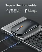 ProtoArc Foldable Keyboard and Mouse XKM01 True Full-Size Folding Wireless Keyboard Mouse for Business Travel Portable Office - Image 3