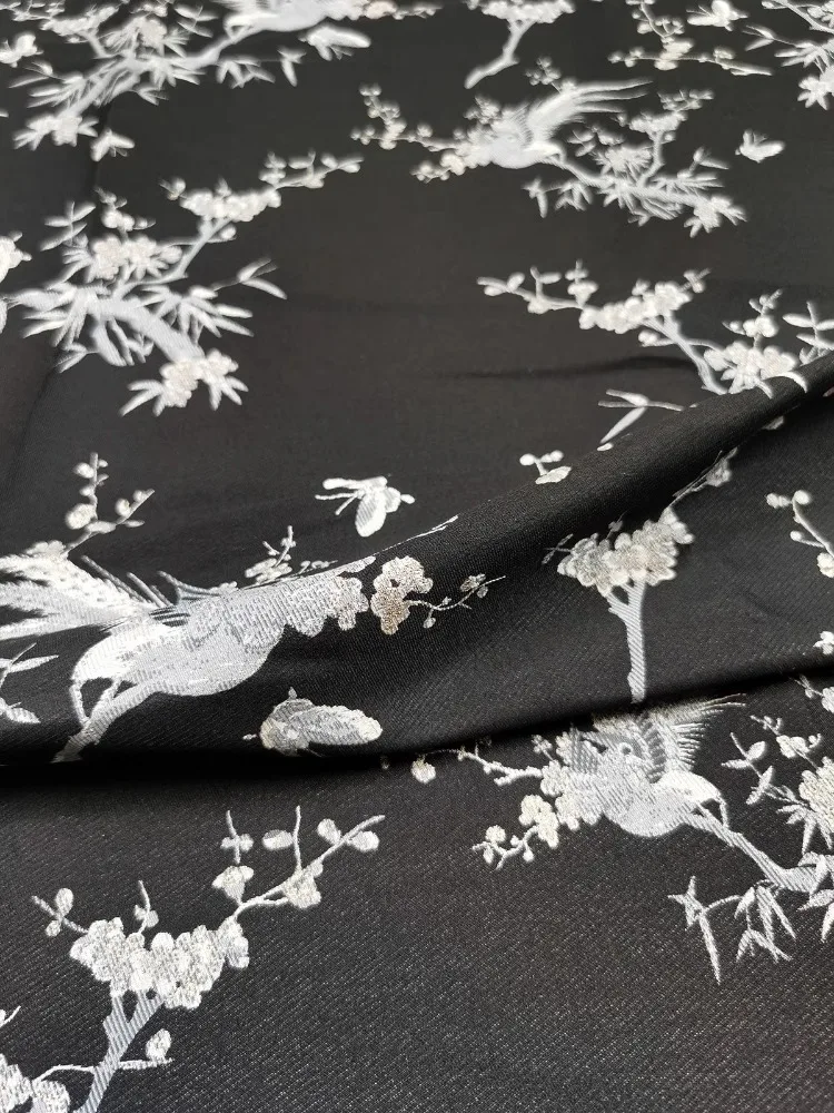 

Jacquard Fabric Chinese Style Crisp Clothing Brocade Color Woven Apparel Sewing Fabric Wholesale Cloth for By The Meter Diy