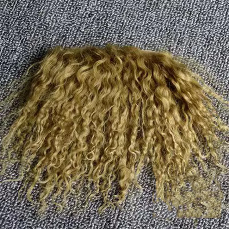 24 Colors Reborns Dolls Pure Mohair Coffee Light Gray BJD OB11 Dolls Wigs Sheepskin Wool Lamb Hair DIY Accessories 3