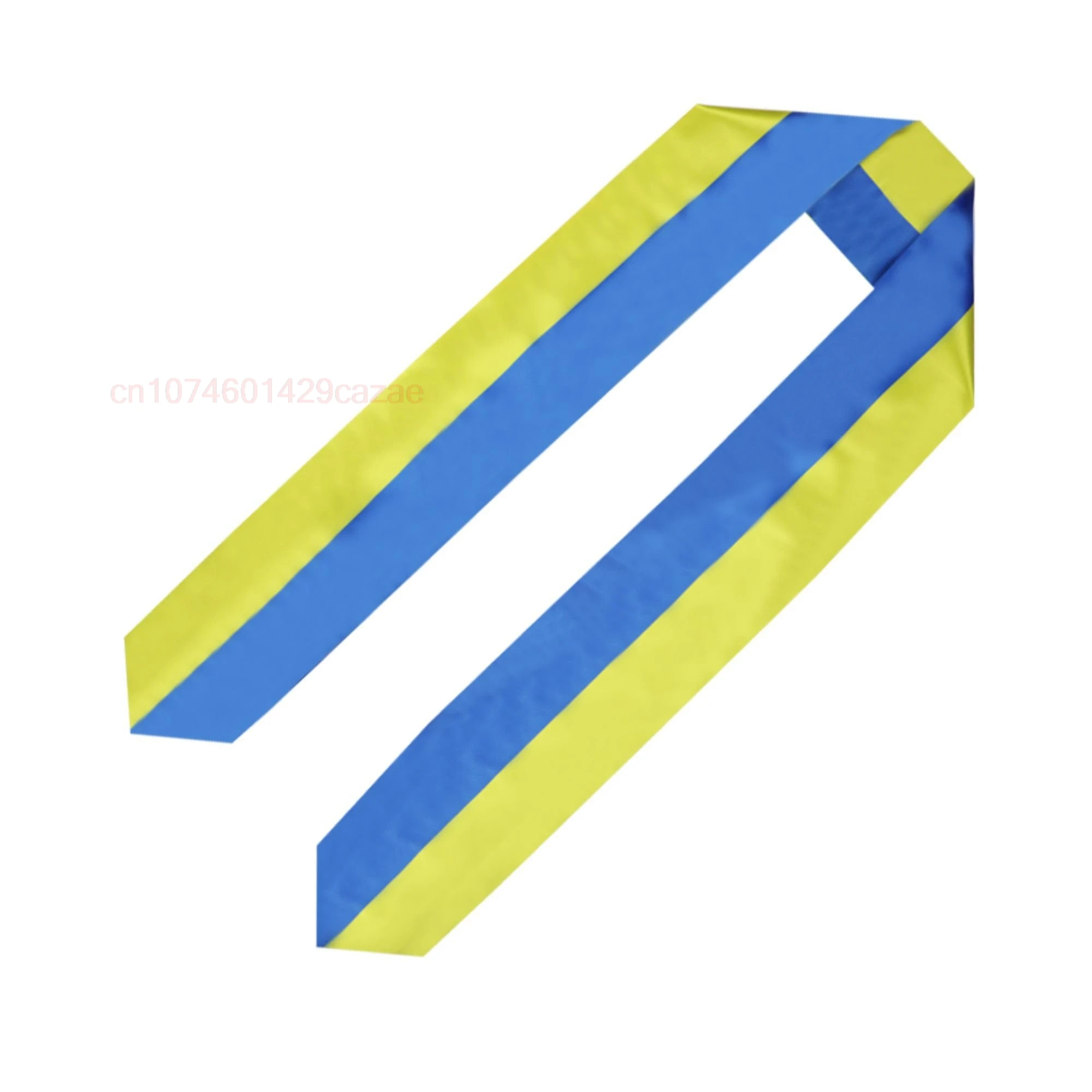

Украинский флаг 180*15 см, повязка на выпускной, палантин, шарф, двусторонний для обучения на борту международного класса 2024
