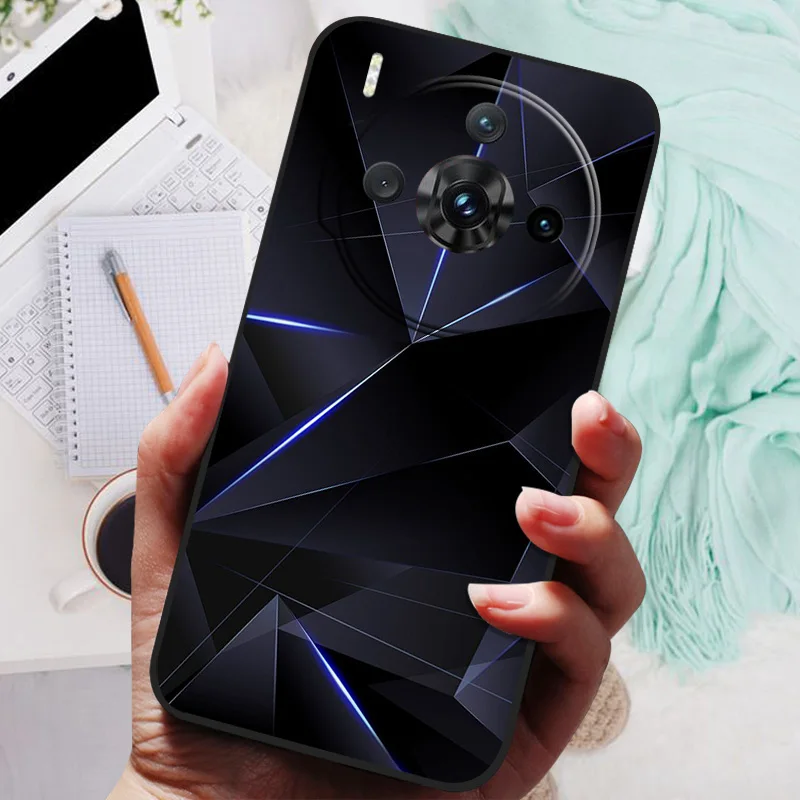 Animal-Print Silicone TPU Protective Case - Wolf and Lion Design, Shockproof Soft Bumper Cover
