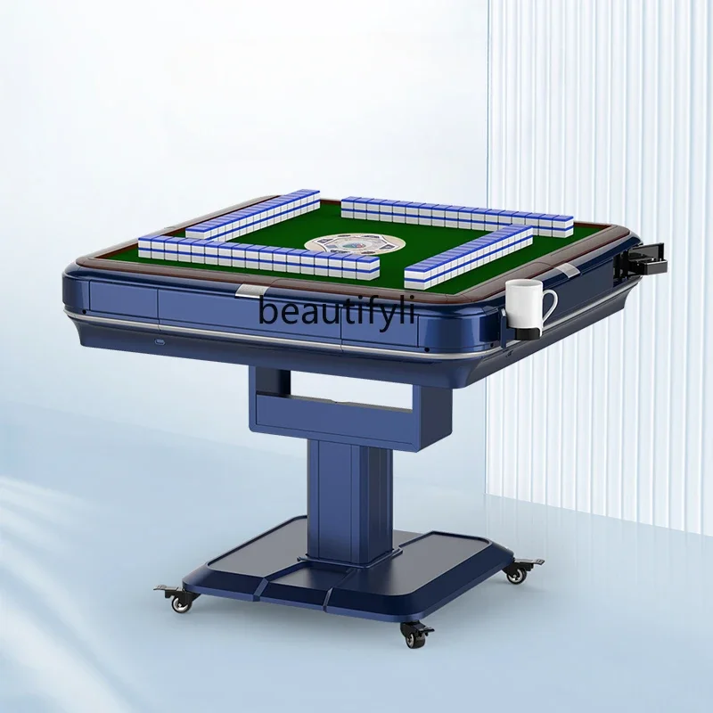 

Electric Double Drive Bass Mahjong Machine Automatic Household Folding Dining Table Dual-Use Mahjong Table Machine