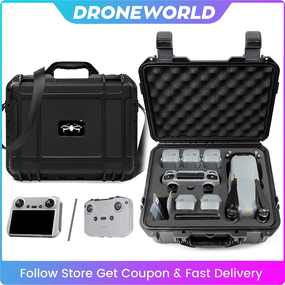 Explosion-proof Safety Box drone storage bag dji case drone case For DJI AIR 3/3S Storage Bag Water-proof Handbag Hard Shell Case Carrying Box For DJI RC 2/RC N2