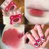 Matte Velvet Strawberry Lip Gloss Lipstick Set Non-stick Cup Not Easy To Fade Long Lasting Lip Glaze Lipstick Makeup Cosmetics 1