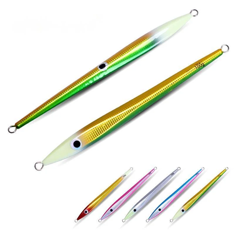 

200g 260g 300g Jigging Knife Fish Night Light Quick Sinking Mackerel Lead Fish Sea Fishing Night Light Quick Sinking Lure Bait