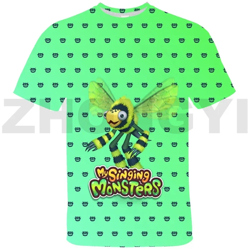 Hot 3D My Singing Monsters Graphic T Shirts Men Sports Short Sleeve Summer Family Games Tees Tops Baby Kids Cute Anime Tshirt 5