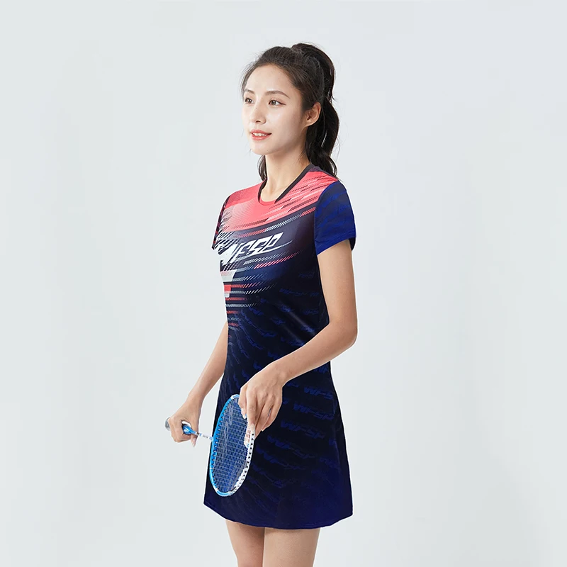 New Women Girls Sports Dress Inner shorts Ladies Tennis Dresses With Shorts Badminton Volleyball Clothes Gym Running Sportswear