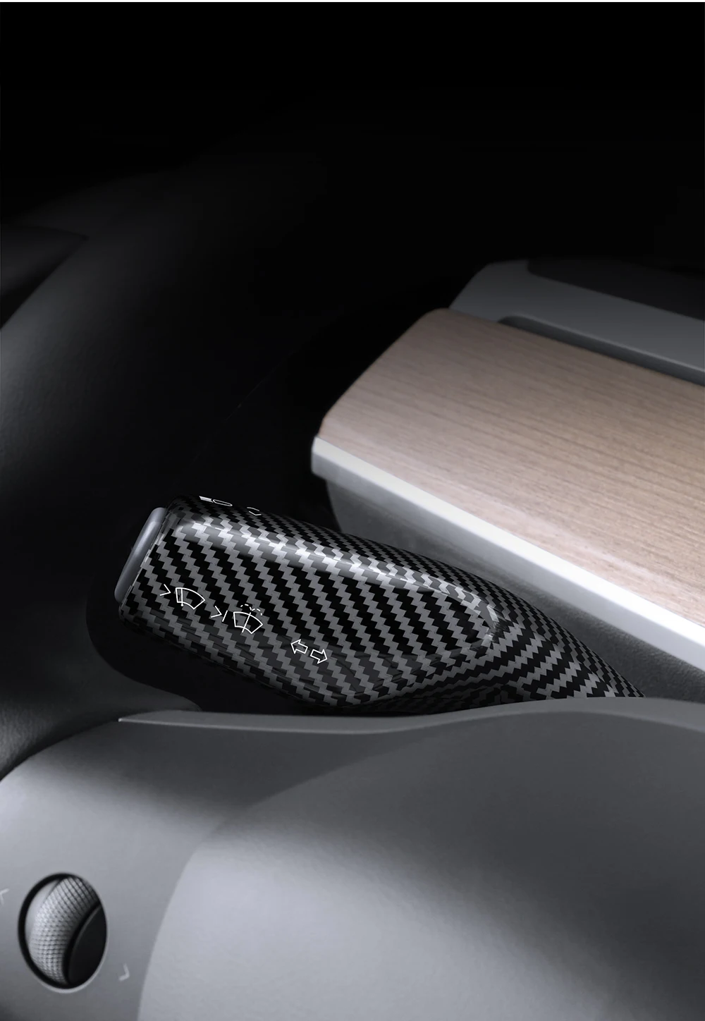 For Tesla Model 3 Y Juniper Full Package Trim Cover Of Carbon Fiber Matte Finish