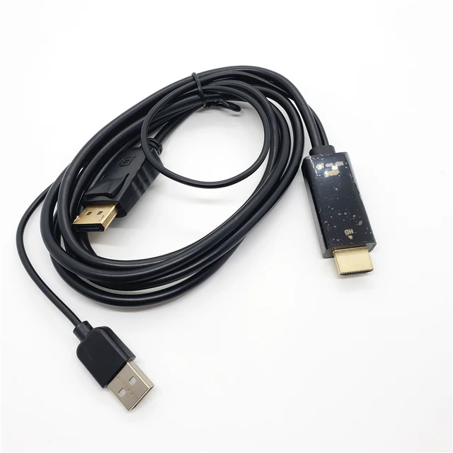 Adattatore HDMI A DisplayPort 4K@60Hz - Convertitore Con Alimentazione USB Per Xbox, PS4, Nintendo Switch - Foto 2