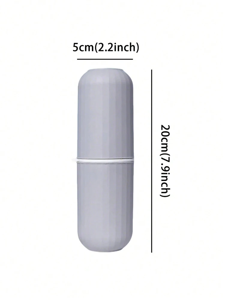 Portable Travel Toothbrush And Toothpaste Holder Cup Case_voghion.com