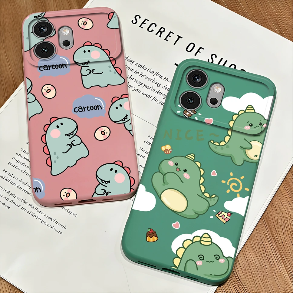 Multicolor Hearts Print Liquid Silicone Soft Shockproof Protective Phone Case