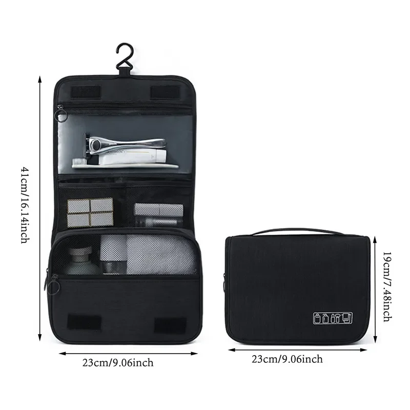 Hanging Travel Big Cosmetic Toiletry Bag Women Men Necessary Make Up Beauty Vanity Cases Organizer Accessory Storage Wash Pouch 6
