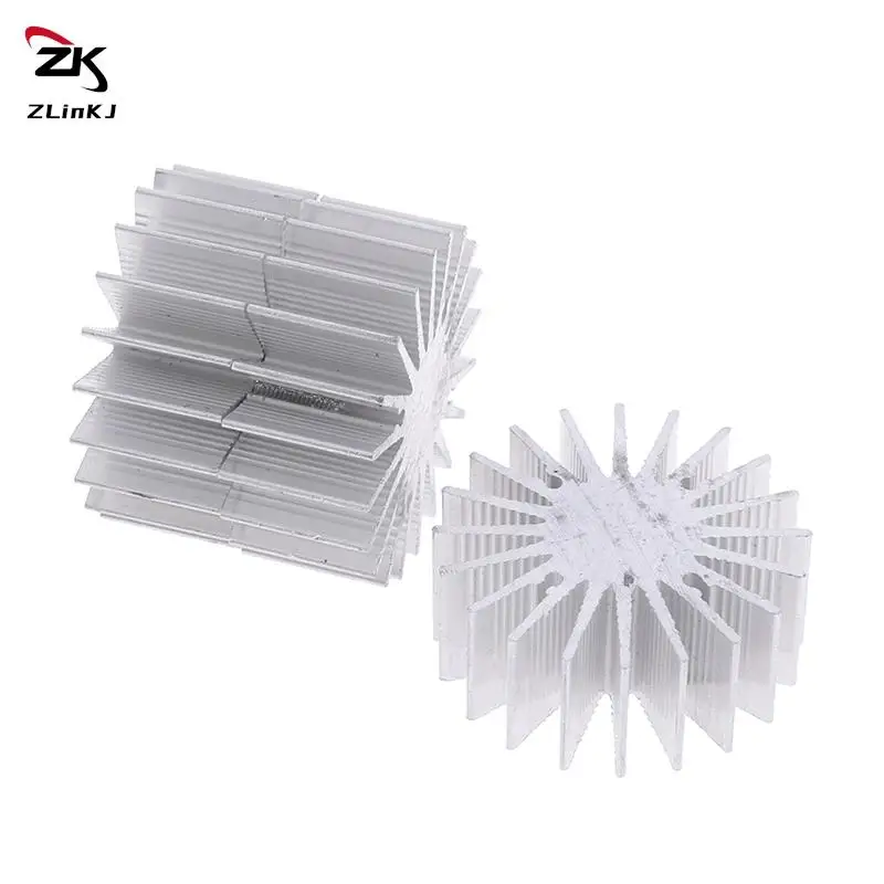 5PCS LED Heatsink Radiator Aluminum 1W 3W Heat Sink Radiator for Household Lamp Replaceable 36mmX15mm